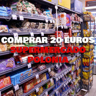 Supermercado en Polonia que comprar con 20 euros 2024