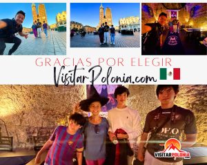 Una familia de Mexico Aguascalientes descubre la mágica Cracovia en un free tour en español