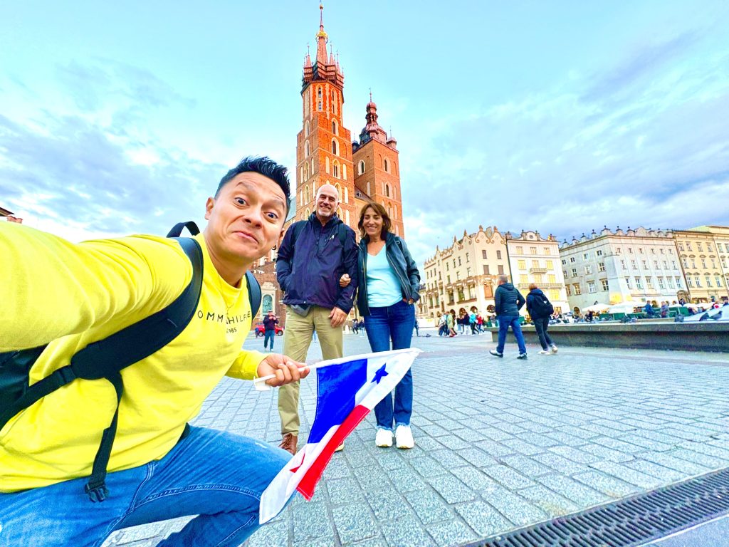 Una pareja desde España descubre la ciudad amurallada de Cracovia