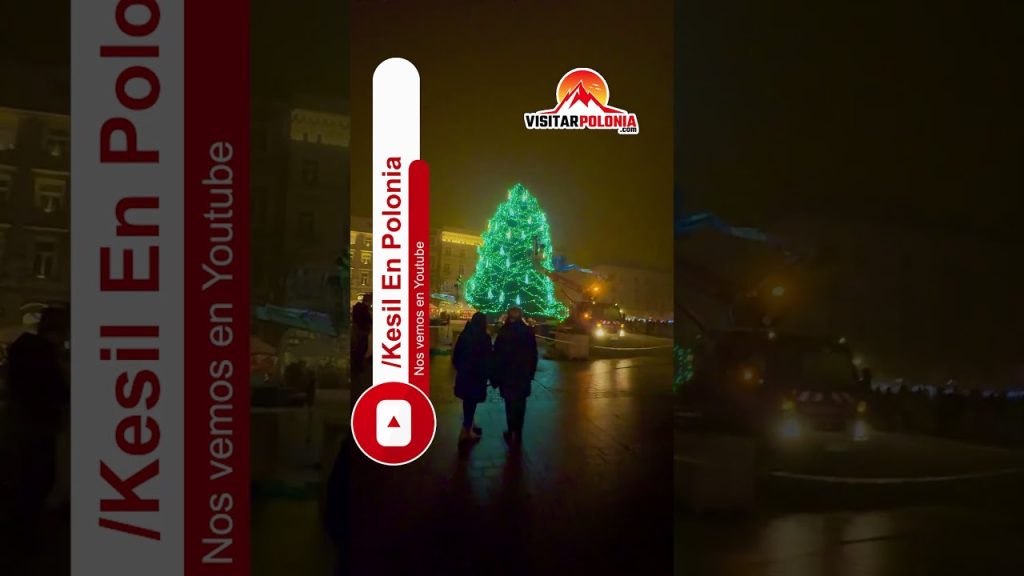 Encendido del árbol de Navidad en Cracovia 2025