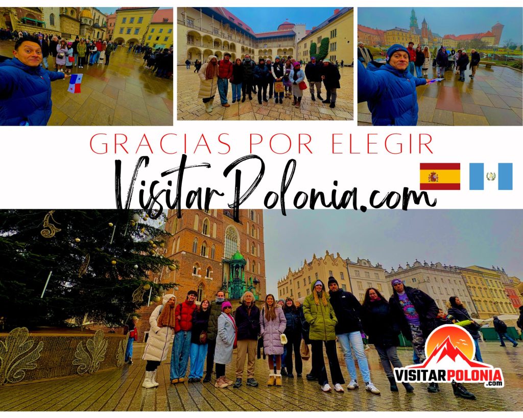 Walking tour en Cracovia con un grupo diverso de España y Guatemala