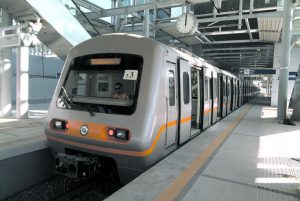 Linea 3 del metro de Atenas para ir al aeropuerto