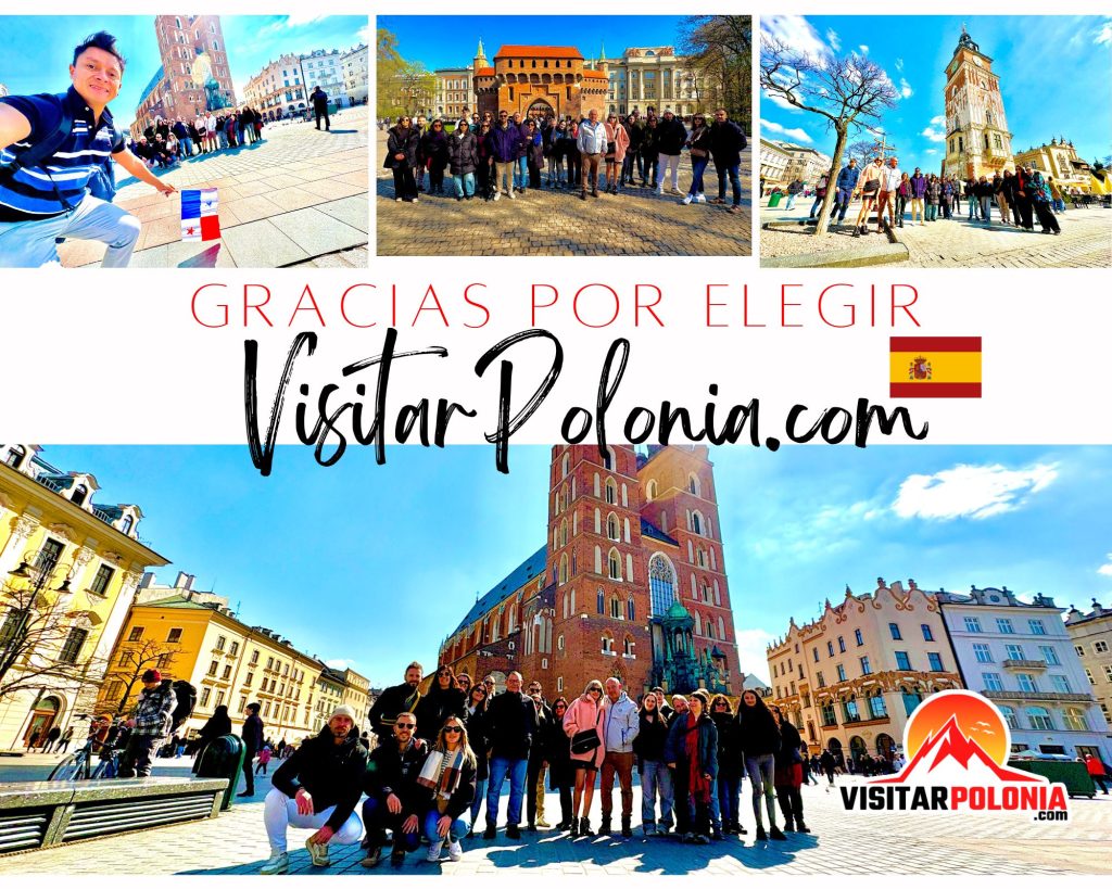 Walking tour en Cracovia con grupo completo en Viernes Santo – Visitantes de España descubren el casco histórico