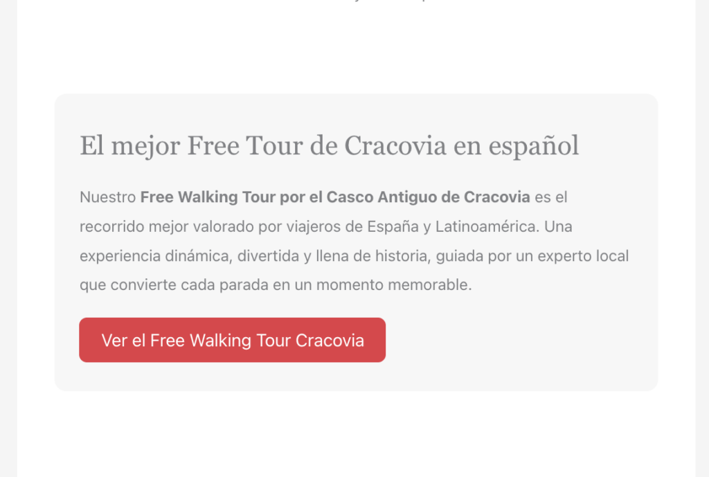 Cómo reservar el mejor Free Walking Tour en Cracovia paso a paso