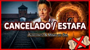 Miniatura del video sobre cancelaciones y estafas en Auschwitz y Minas de Sal.