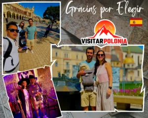 Familia de Madrid y León durante el recorrido matutino del 24 de agosto de 2026 en Cracovia
