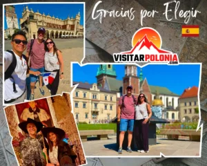 Pareja de Barcelona recorriendo Cracovia en un tour matutino del 16 de agosto