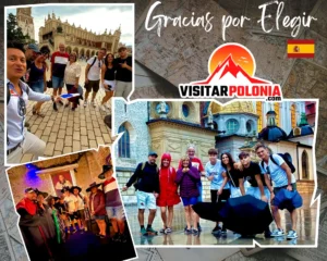 Grupo de viajeros en Cracovia durante el recorrido de la tarde del 20 de agosto de 2026