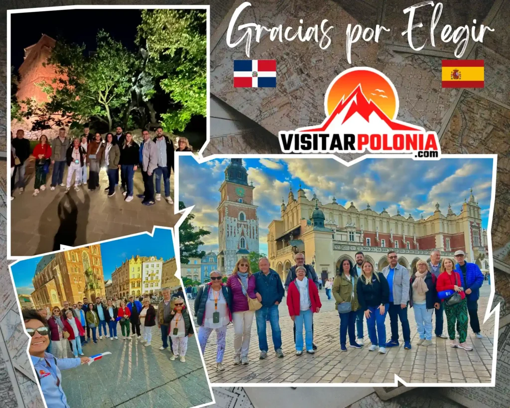 Recorrido del 6 de septiembre de 2026 por la tarde en Cracovia con viajeros de República Dominicana y amigos viajeros